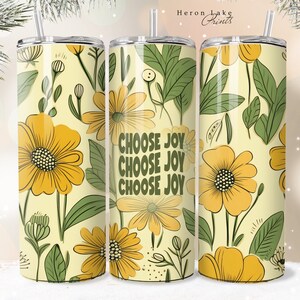 Wählen Sie Freude PNG Shabby Chic Christian Jesus Tumbler Wrap PNG 20 oz Straight Tumbler Sublimation Download Seamless