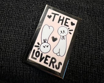 The Ghost Lovers enamel pin