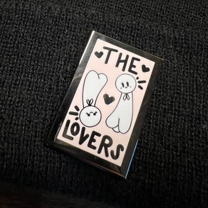 The Ghost Lovers enamel pin