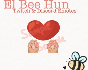 Heart and Tan Paws Twitch & Discord Emote