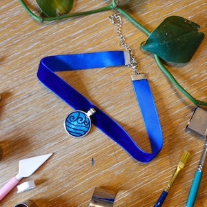 Handmade Water Tribe Betrothal Necklace and Pendant
