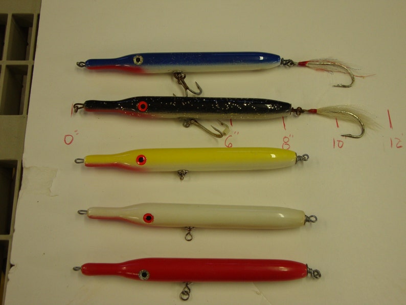 Wooden fishing lures Etsy