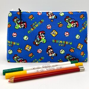 Medium Makeup Cosmetic bag Super Mario World image 1