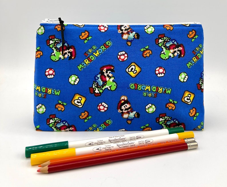 Medium Makeup Cosmetic bag Super Mario World image 1