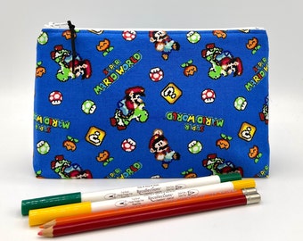 Medium Makeup Cosmetic bag - Super Mario World