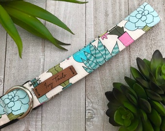succulent dog collar