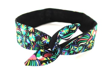 Women's rigid multicolored headband