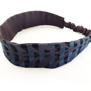 Turquoise and brown women&#39;s hair band