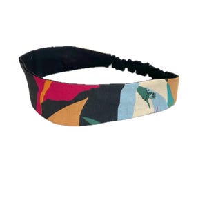 Multicolored tropical women&#39;s hairband