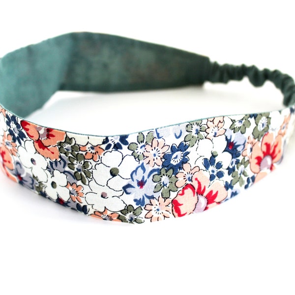 Bandeau cheveux femme liberty multicolore