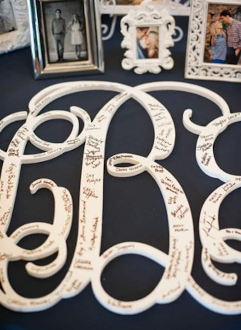 26 INCH Wooden monogram Wall Letters Wedding Decor Home | Etsy