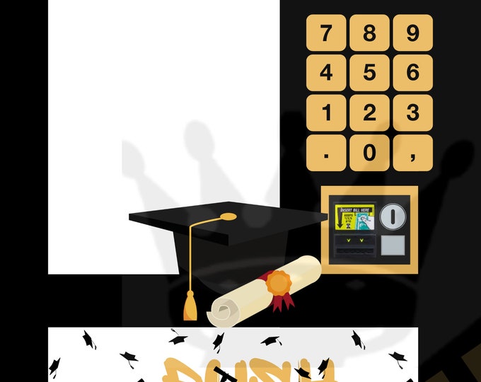 Graduation Vending Machine PNG, 16X20 Vending Bundle Png Pdf Jpg ...