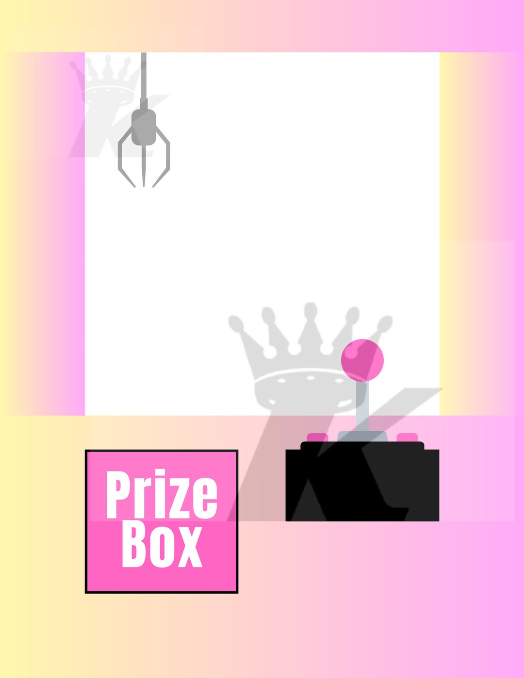 Pink Claw Machine Game Template PNG Design, Small Easter Claw Game ...