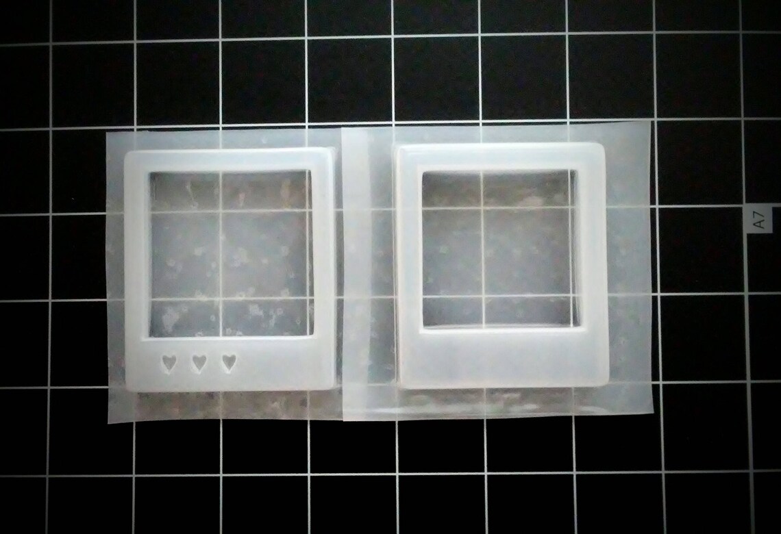 Old School Photo Frame Shaker Resin Mold Etsy