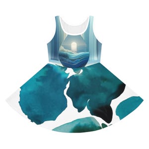 Girls&#39; Sleeveless Sundress (AOP)