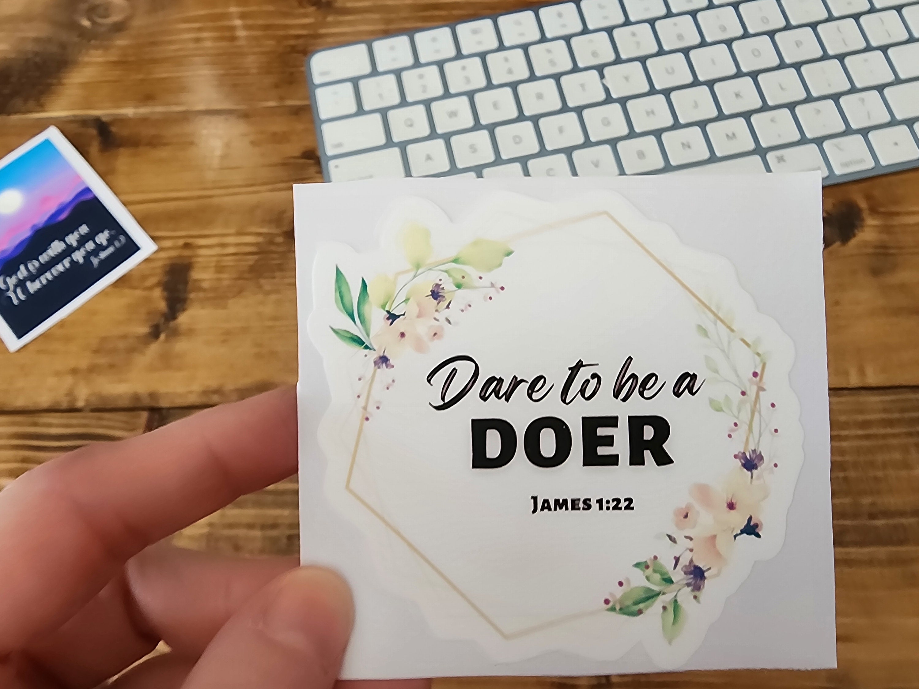 Bible Verse Scripture Sticker Bundle, Christian Sticker Pack, Purple ...