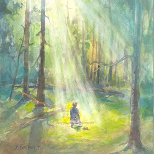 Prayer Joseph Smith In The Sacred Grove Top Quality 8 X Etsy