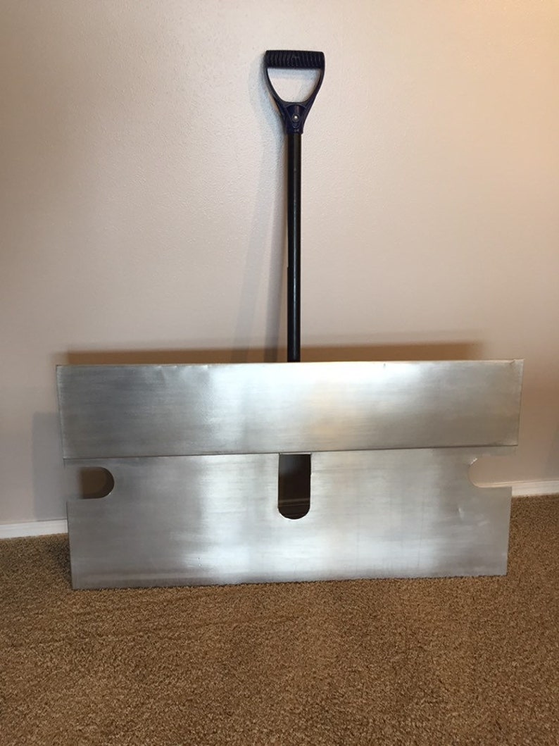 Blow shovel the one from the video Razor blade snow shovel. Etsy
