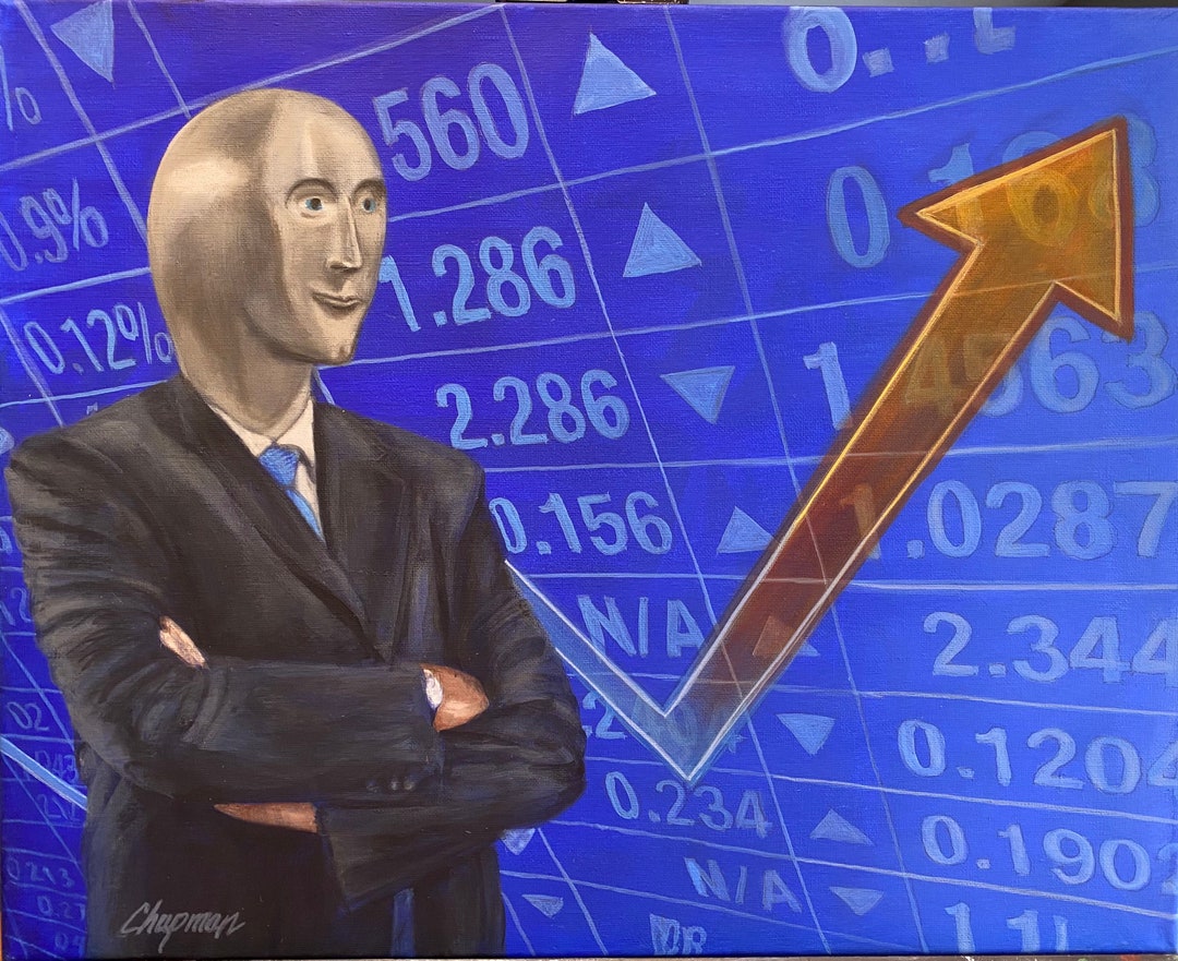 Professional Print. Stonks Stock Market Meme 16 X 20 With 1 Etsy