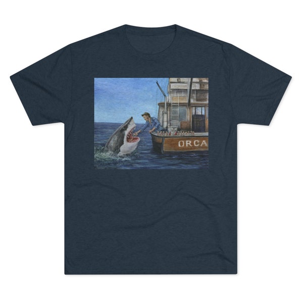 Drinking buddies, Quint pouring a beer for Jaws.  Regular Fit Unisex T-Shirt