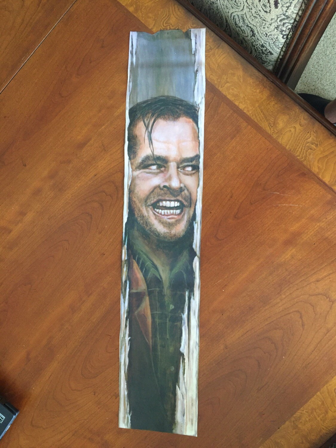 heres johnny bookshelf