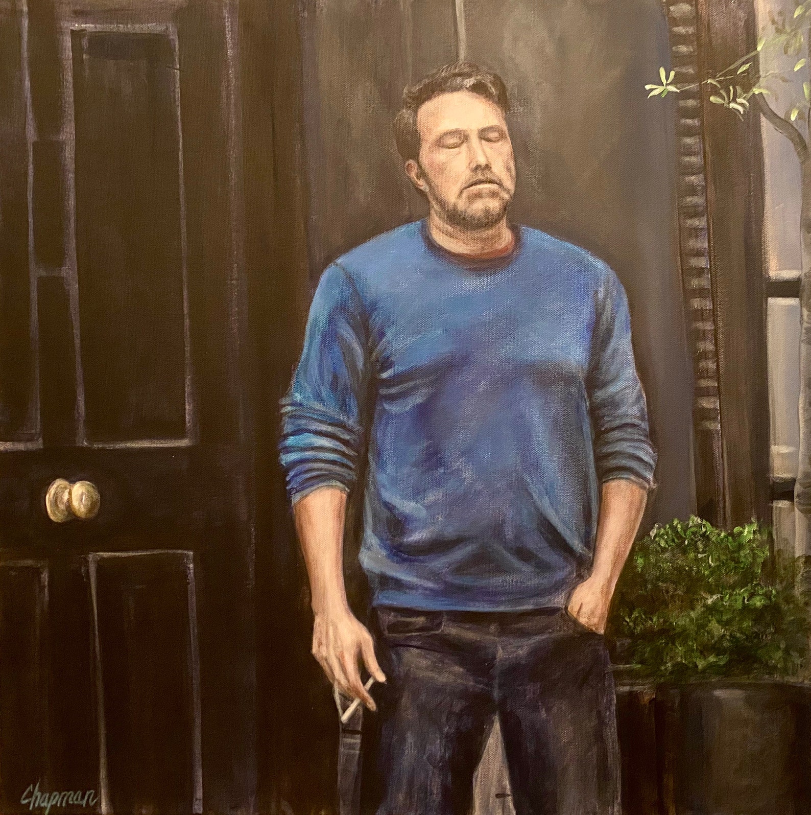Ben Affleck meme. 20x20 Exhausted Ben Affleck frustrated Etsy