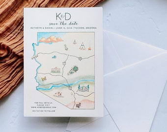 Custom Illustrated Map