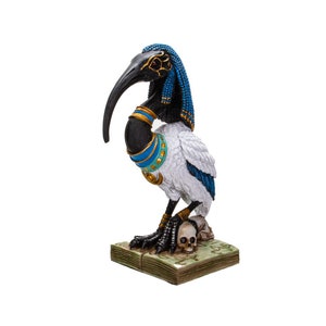 Thoth Ibis Figurine, Egyptian God of Knowledge, Resin Statue