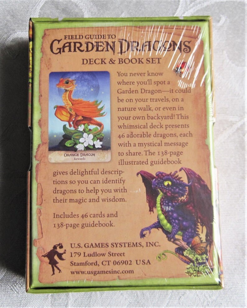 Feild Guide to GARDEN DRAGONS Oracle Deck Art by Stanley | Etsy