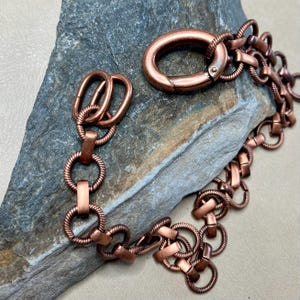Boot Chain, Bracelet, Unisex, Anklet, Copper Metal