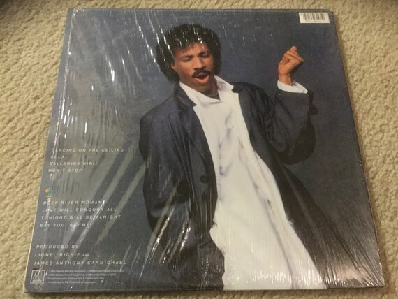 Lionel Richie Dancing On The Ceiling Vinyl Record Lp Album