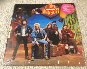 Sealed Night Ranger Big Life Vinyl Record LP rock n roll
