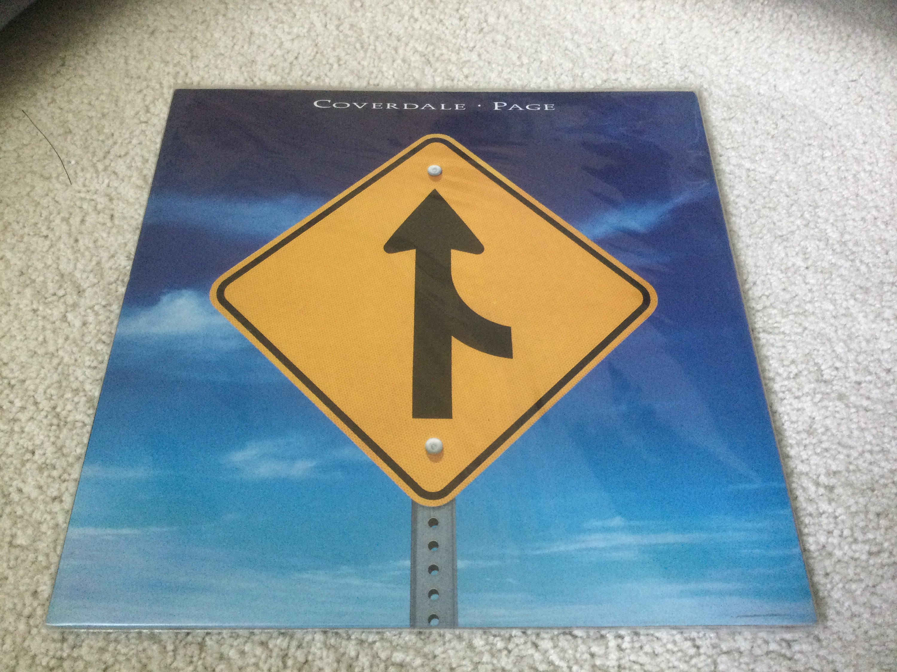 Coverdale Page Vinyl Record LP album Led Zeppelin original - Etsy 日本