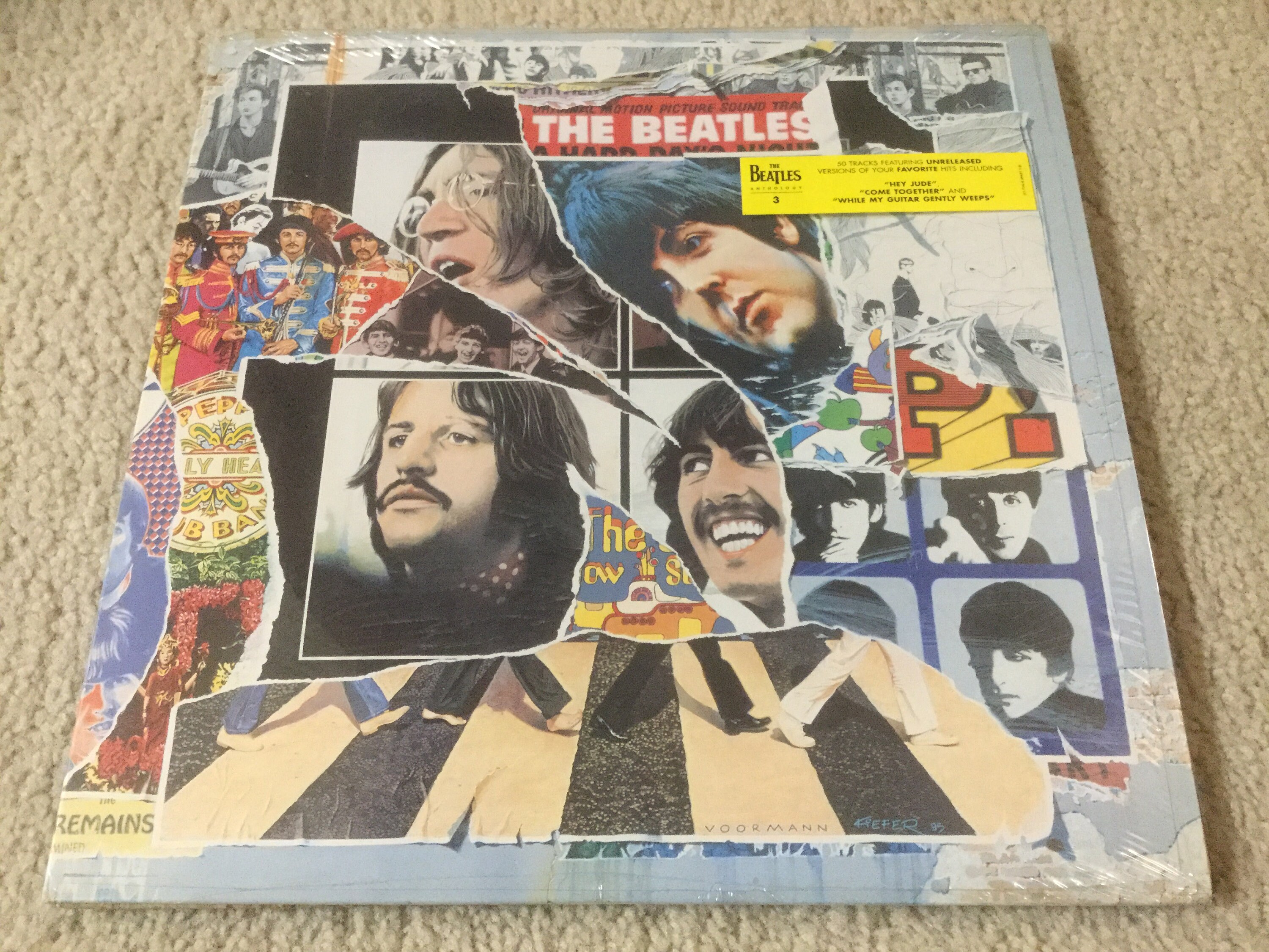 The Beatles Anthology Vol 3 Vinyl Record Set 3lp 1995 Usa In Etsy Singapore