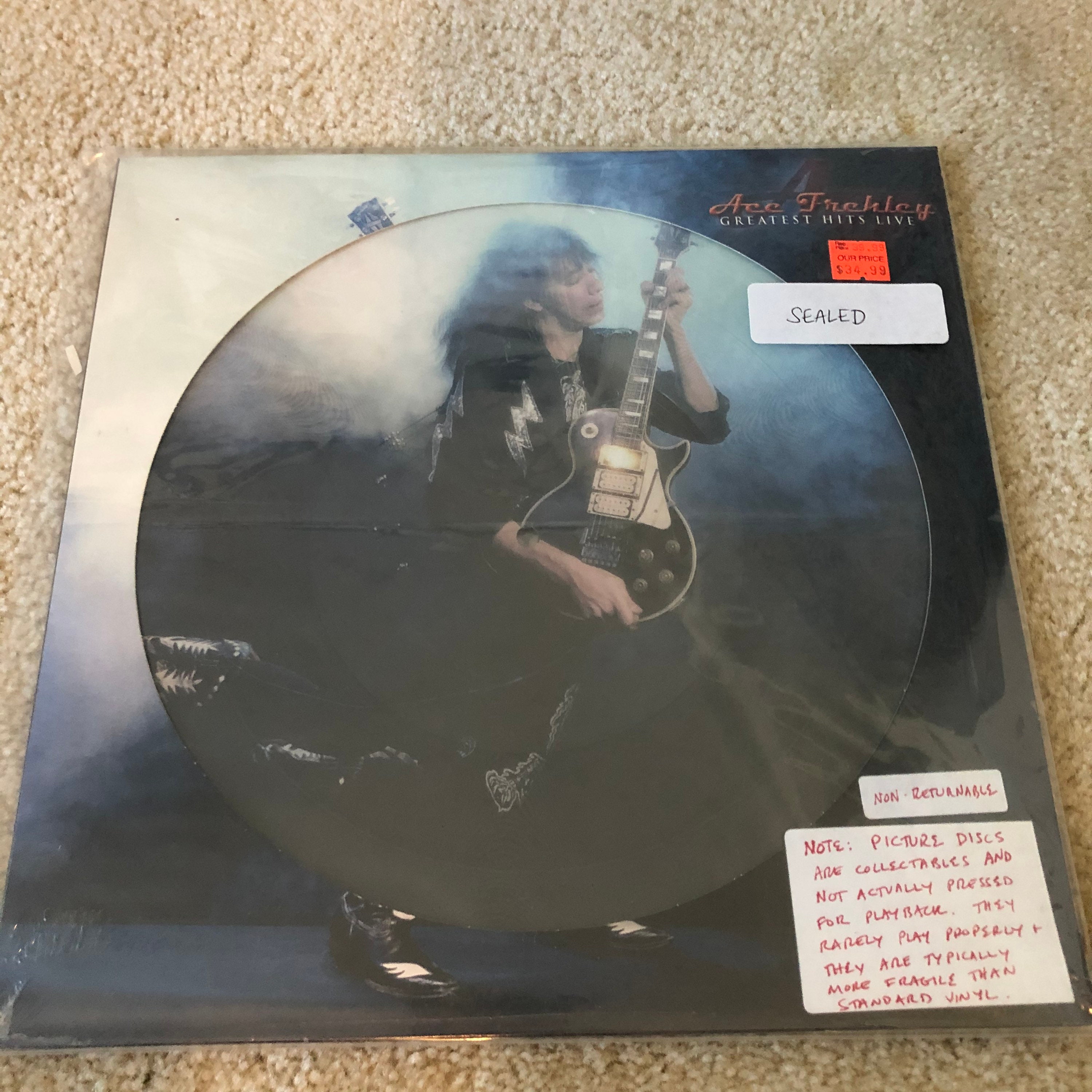 Ace Frehley Greatest Picture Disc Vinyl - Etsy