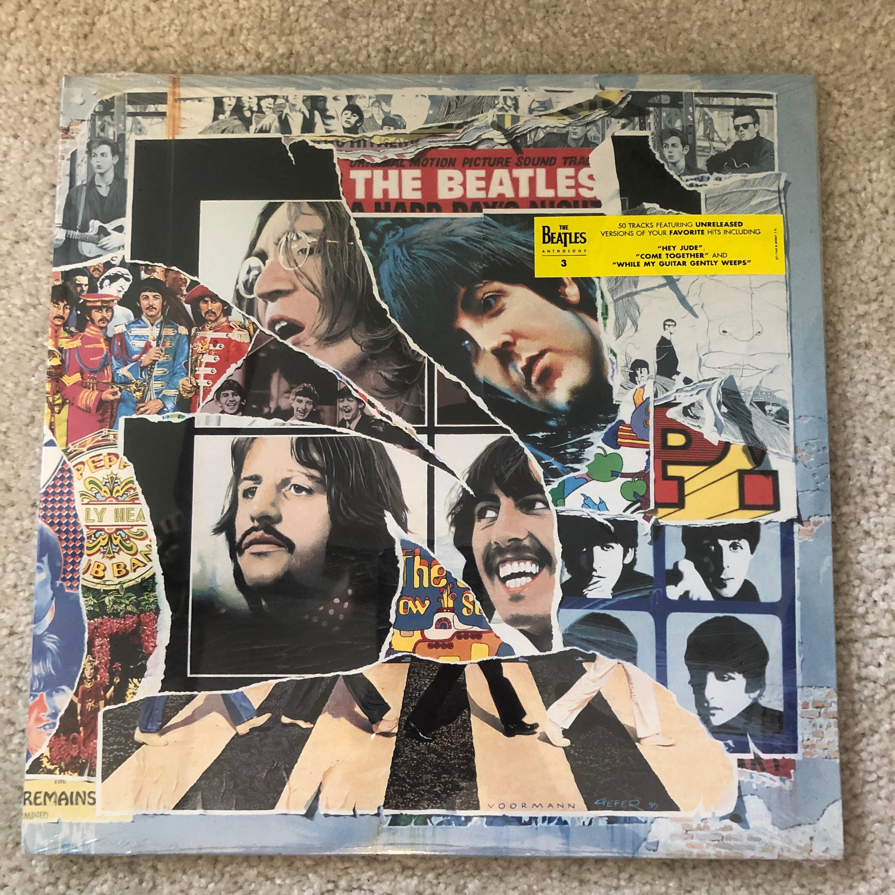 Sealed The Beatles Anthology 3 Us Pressing Vinyl Record Lp Etsy