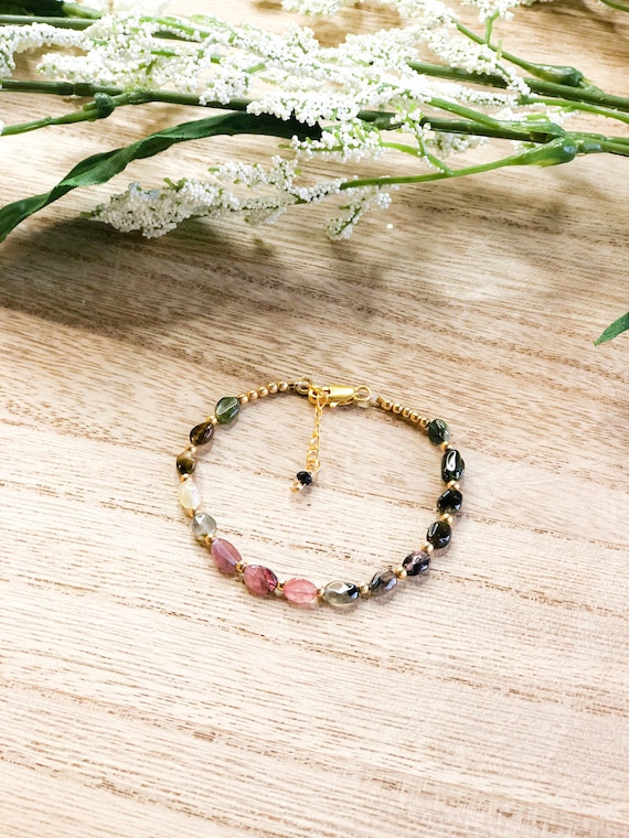 Gemstone bracelets etsy clearance