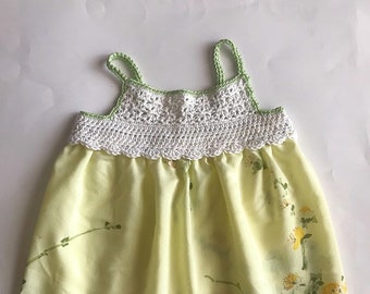 Crochet Upcycled Dress