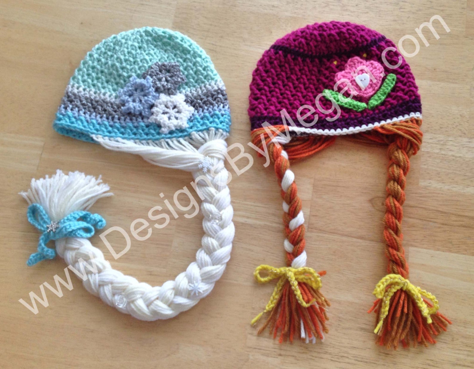 Princess & Ice Queen Crochet Hat Patterns Etsy UK