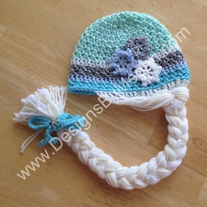 Ice Queen Crochet Hat Pattern