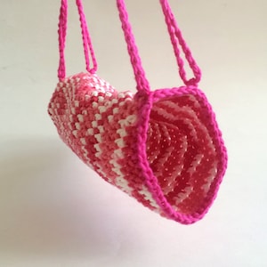 Crochet Multi-Colored Pink Small Animal Tunnel