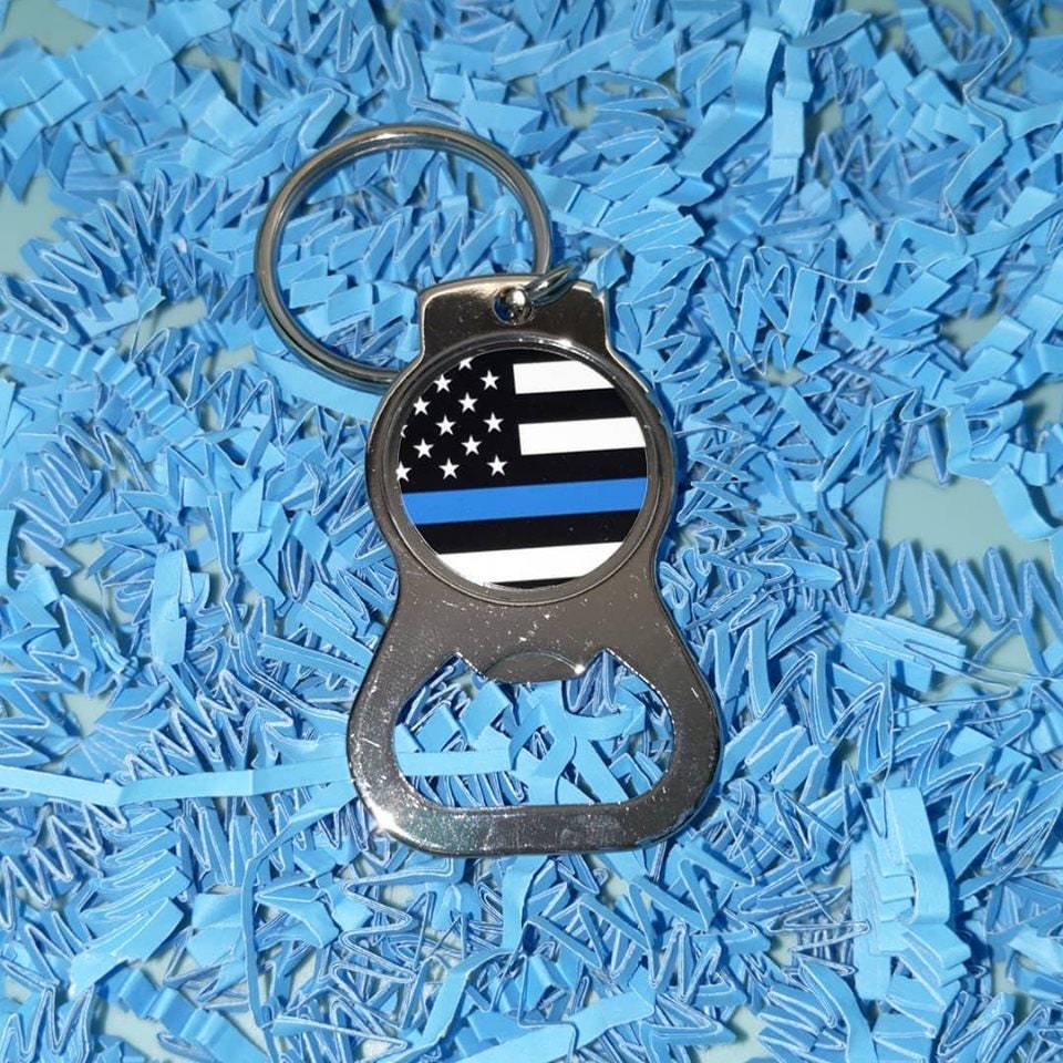 Salty AF Stainless Steel Bottle Opener Keychain