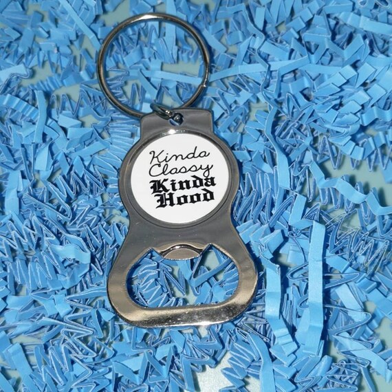 Salty AF Stainless Steel Bottle Opener Keychain