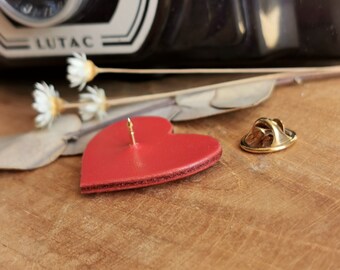 Spilla A Cuore Rosso Con Scritta 'Con Amore' - Regalo Per San Valentino, Festa Della Mamma E Compleanni - Foto 6