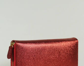 Castle in the Sky Dola Leather Short Wallet Handmade Cow Leather Wallet