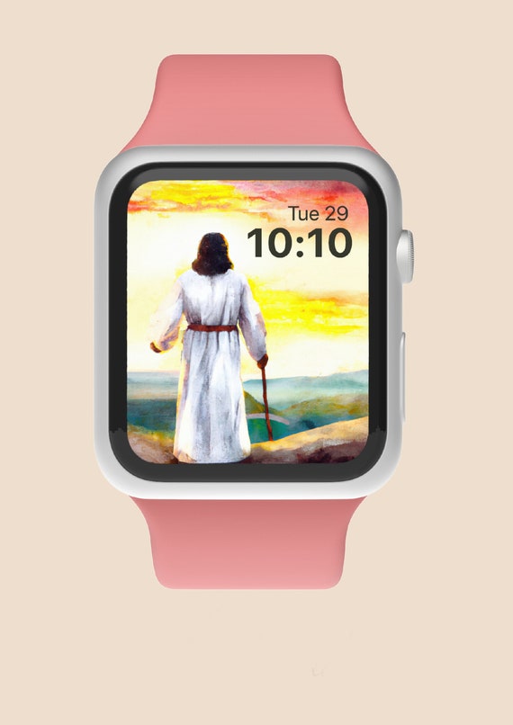 Apple Watch Wallpaper Christian Jesus Watch Face Sunrise Watch Wallpaper Bible Wallpaper For Apple Watches Christian Digital Download