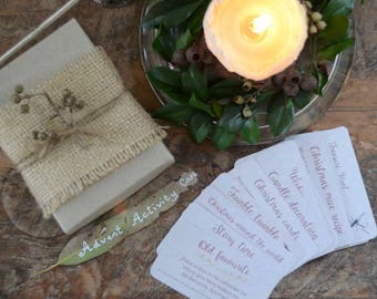 Advent Calendar Cards - Advent Activities - Christmas activities - family Christmas activities - 24 cards BOX SET - Waldorf Christmas