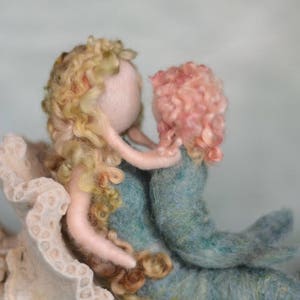 Needle Felted Mermaid eTutorial pattern and bonus FREE seaweed pattern DOWNLOADABLE PDF image 4