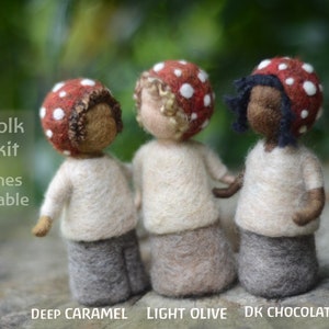 DIY Little Fairy Complete Beginners needle felting kit easy to follow guide gorgeous materials image 10