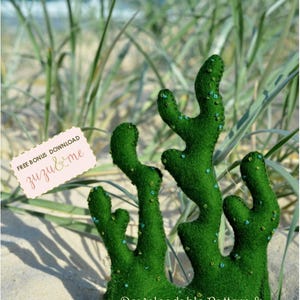 Needle Felted Mermaid eTutorial pattern and bonus FREE seaweed pattern DOWNLOADABLE PDF image 5